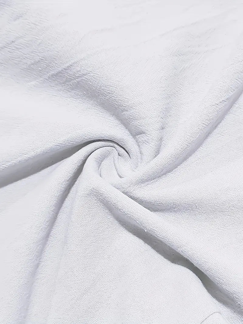 Duval Paris™| Pantalons larges en lin avec cordon
