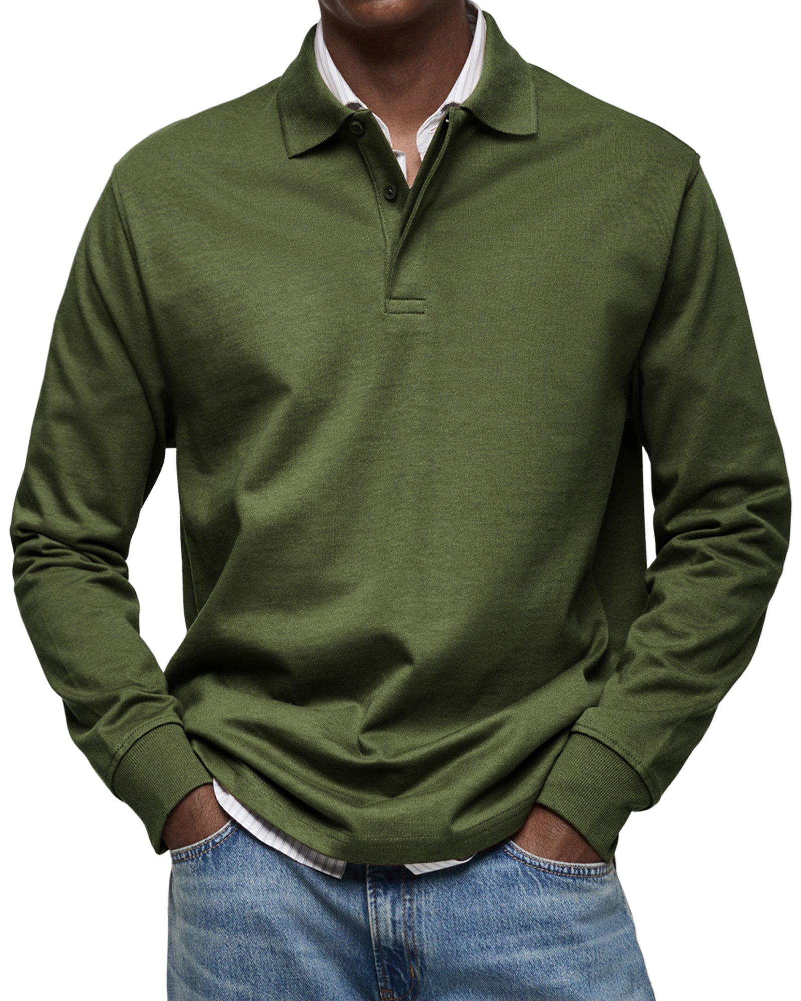 DUVAL PARIS™ | POLO DE LUXE À MANCHES LONGUES
