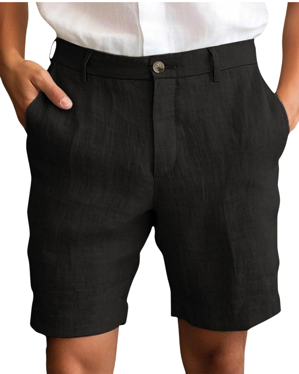 Duval Paris™ | Short élégant en lin