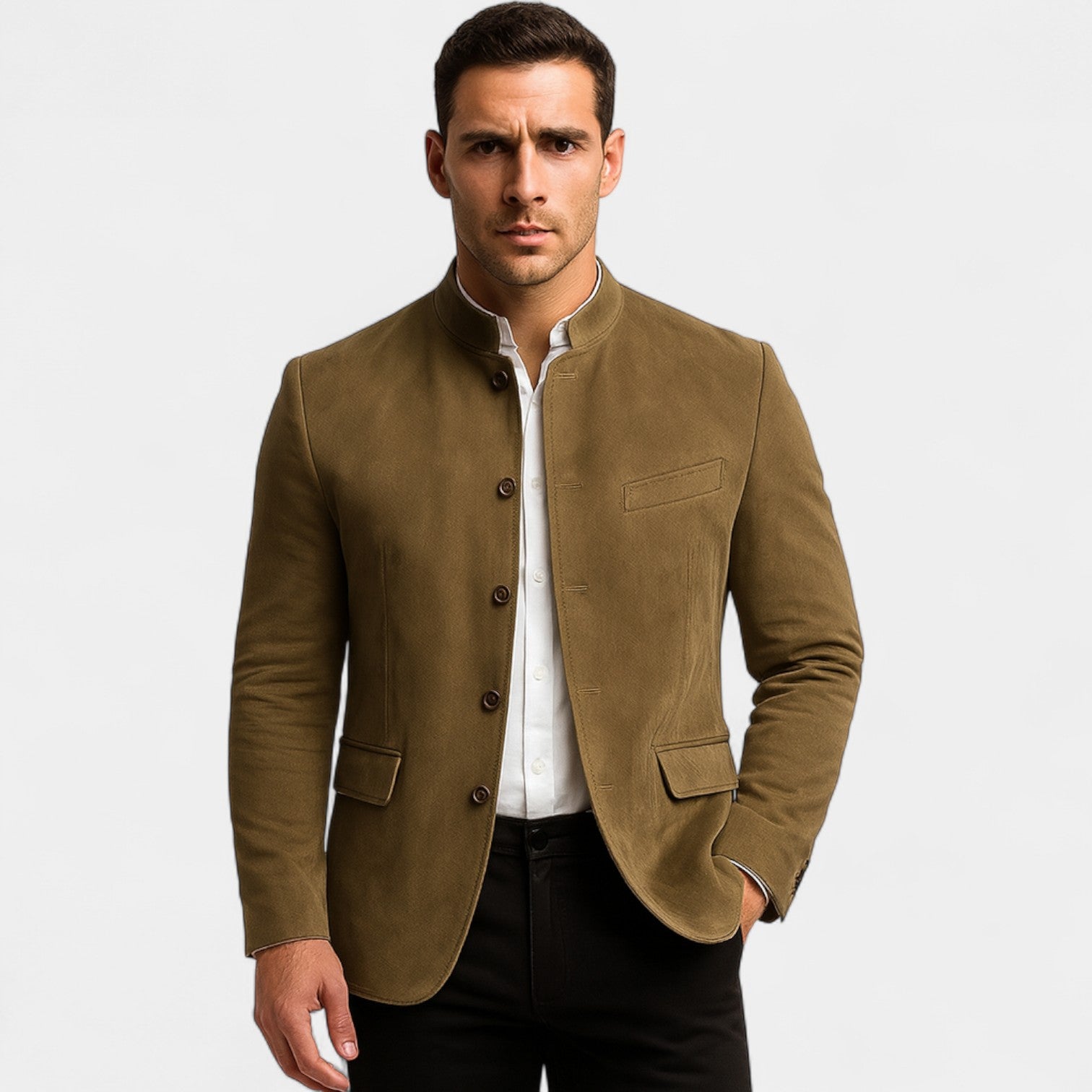 Duval Paris™ | BLAZER HOMME EFFET DAIM