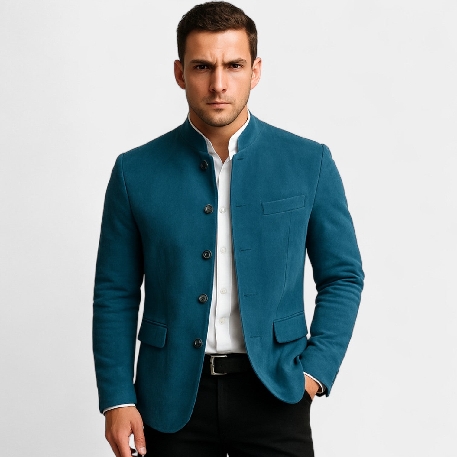 Duval Paris™ | BLAZER HOMME EFFET DAIM