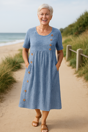 Duval Paris™ | Robe Midi Aérée