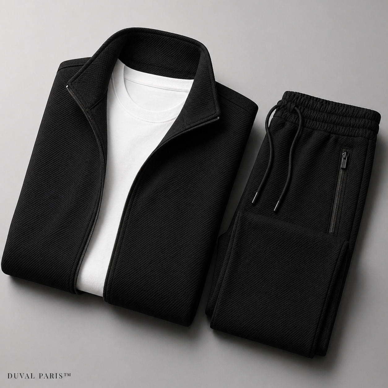 Duval Paris™ | Ensemble zippé casual chic