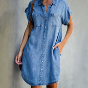 Duval Paris™ | Robe chemise à boutons