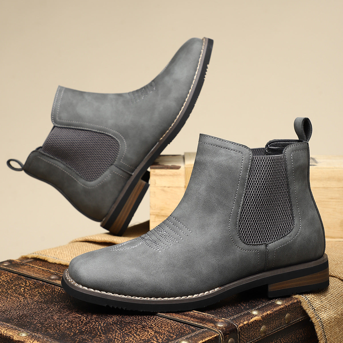DUVAL PARIS | BOTTES CLASSIQUES EN CUIR POUR HOMME
