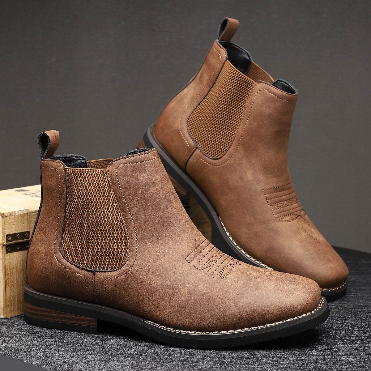 DUVAL PARIS | BOTTES CLASSIQUES EN CUIR POUR HOMME
