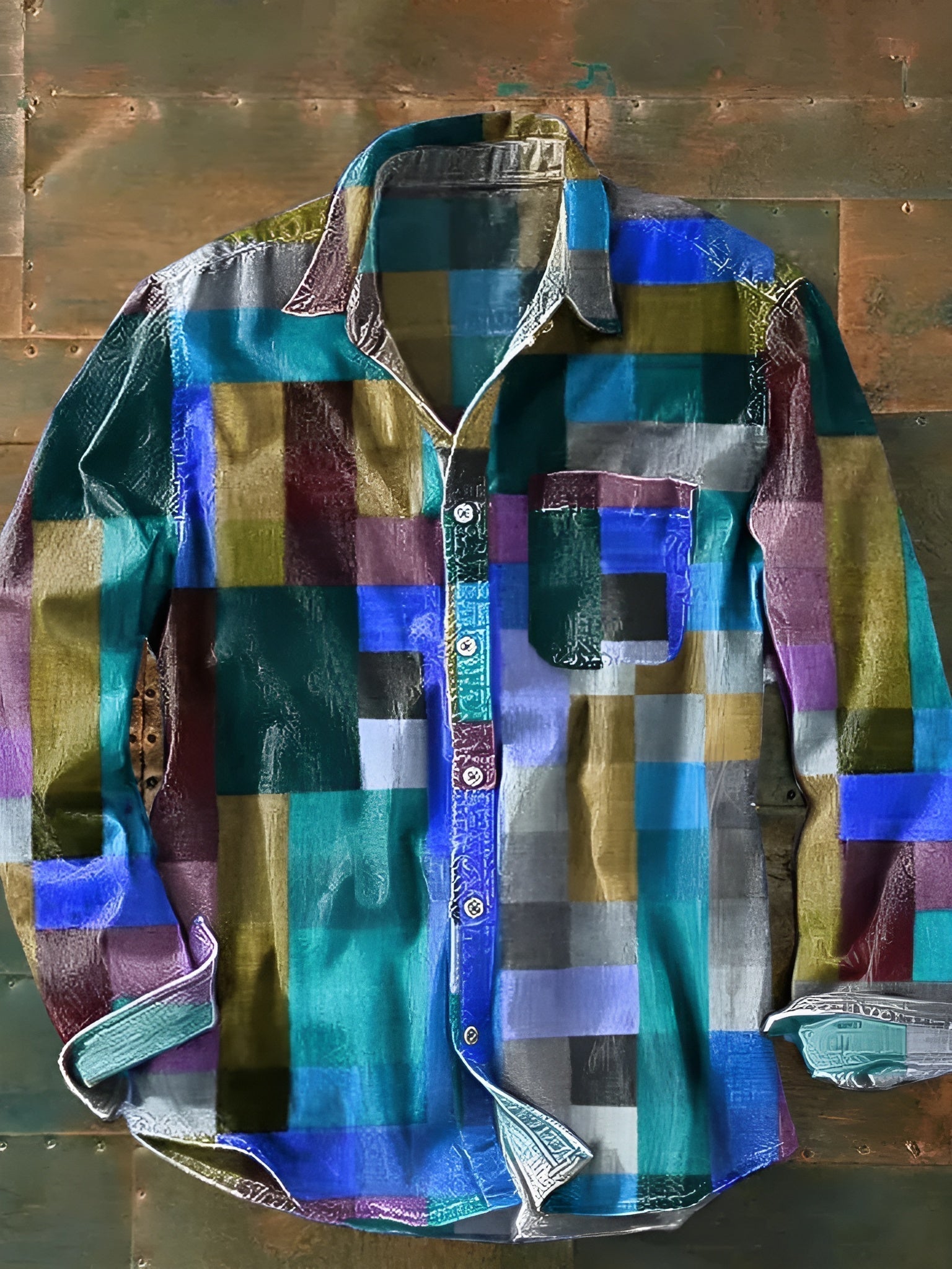 Duval Paris™| CHEMISE MOSAÏQUE SIGNATURE