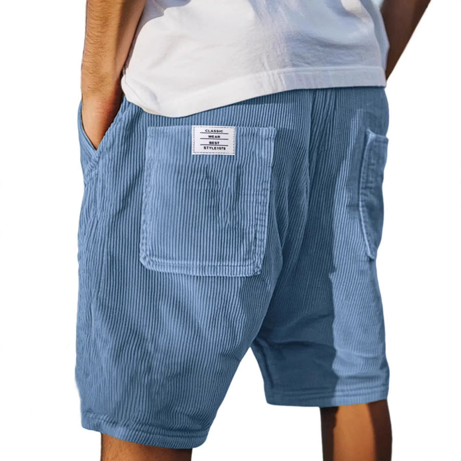 Duval Paris™ | Short en velours côtelé élégant