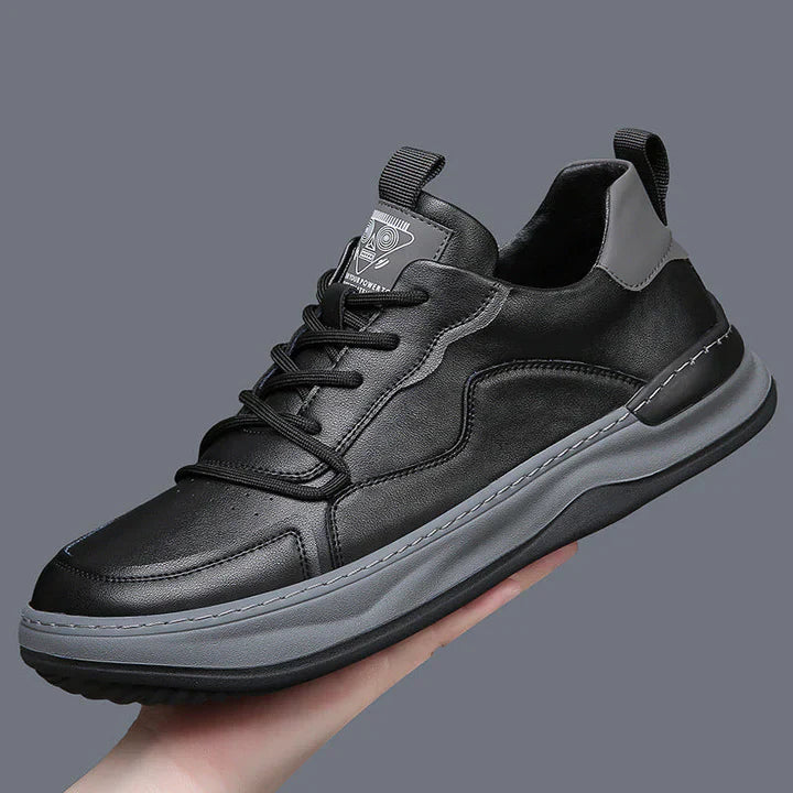 Duval Paris™| Baskets rembourrées en cuir véritable pour hommes
