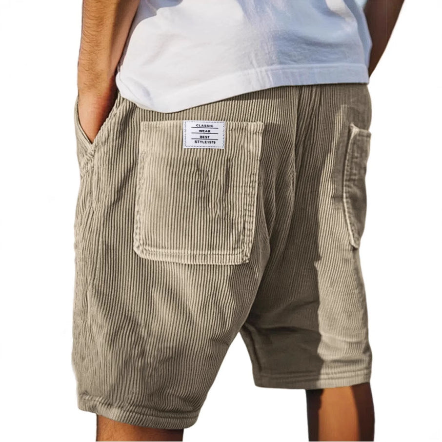 Duval Paris™ | Short en velours côtelé élégant