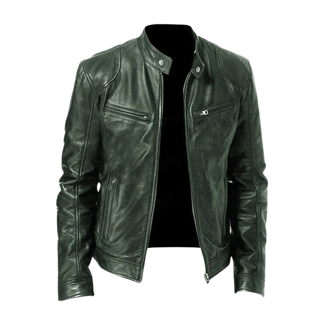 Duval Paris™ | VESTE COL MONTANT COUPE SLIM POUR HOMME