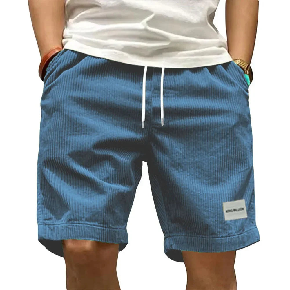 DUVAL PARIS™ | SHORTS CARGO EN CORDUROY POUR HOMMES