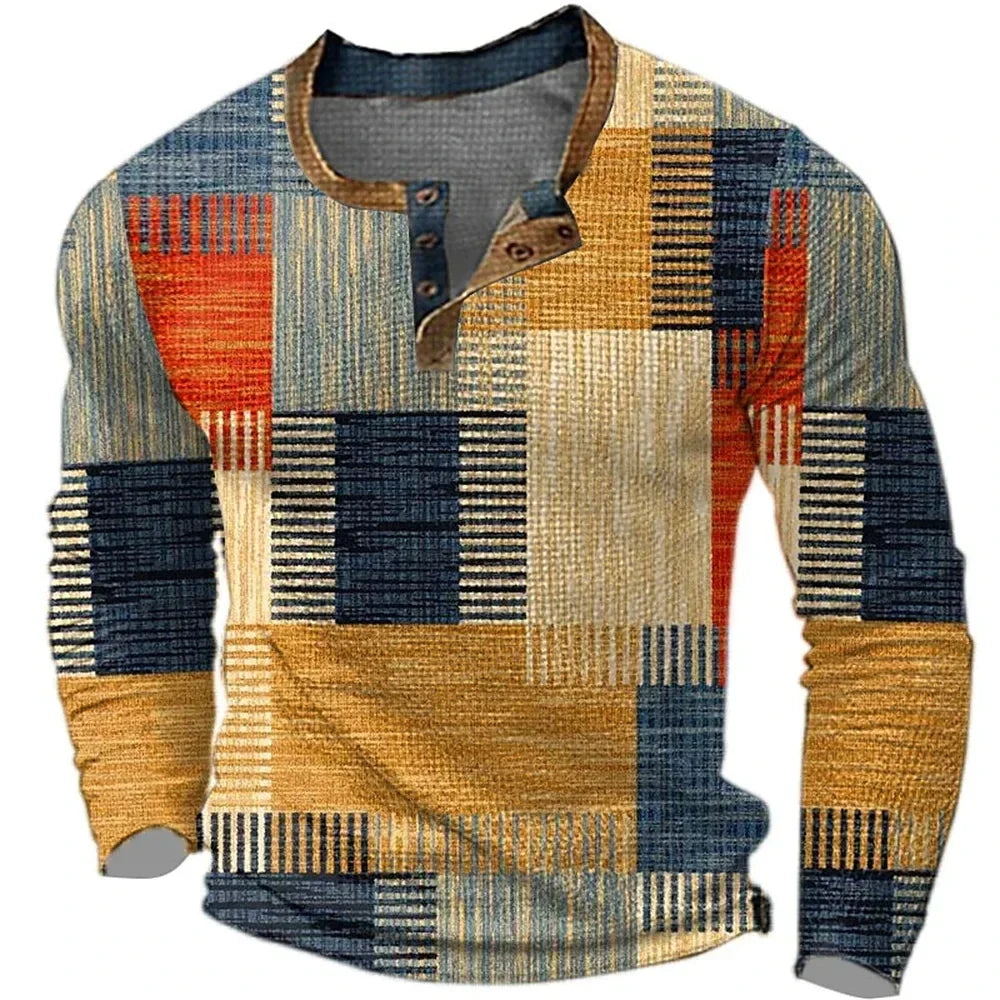 Duval Paris™ | CHEMISE PATCHWORK COLORÉE POUR HOMME