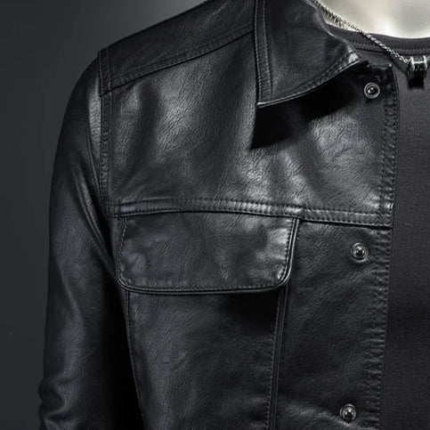 DUVAL PARIS™ | VESTE EN CUIR MODERNE RIDER