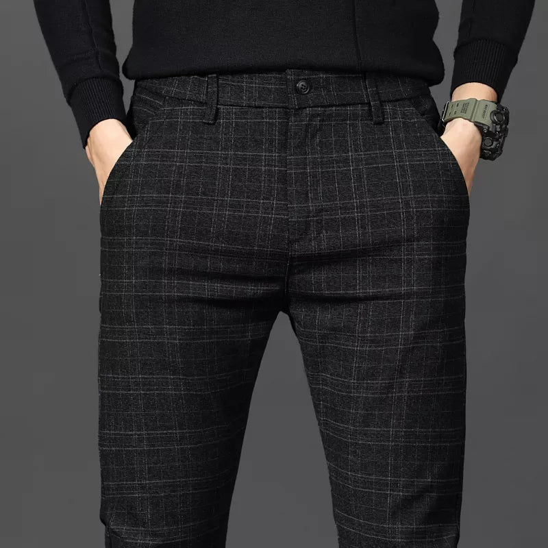Duval Paris™ | Pantalon à carreaux élégant