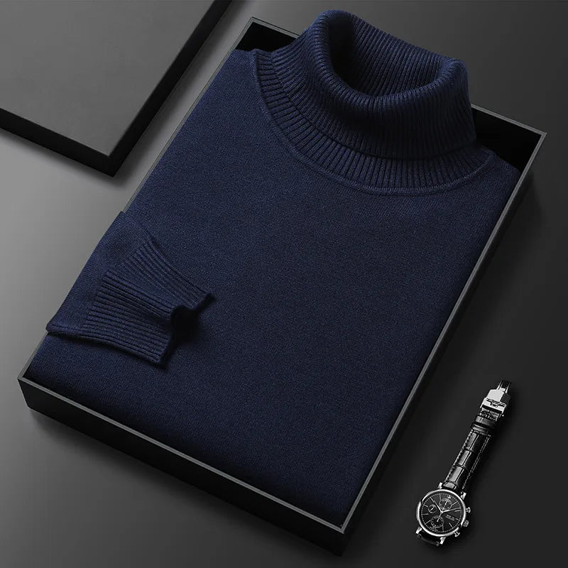 DUVAL PARIS™ | PULL À COL HAUT ÉLÉGANT