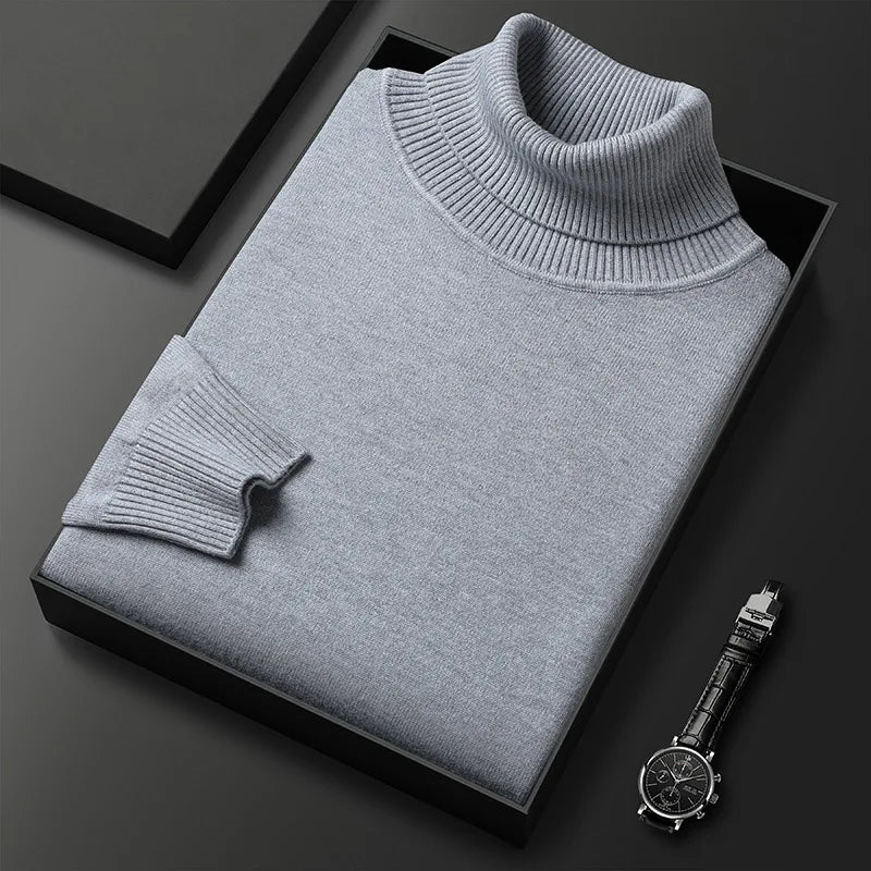 DUVAL PARIS™ | PULL À COL HAUT ÉLÉGANT