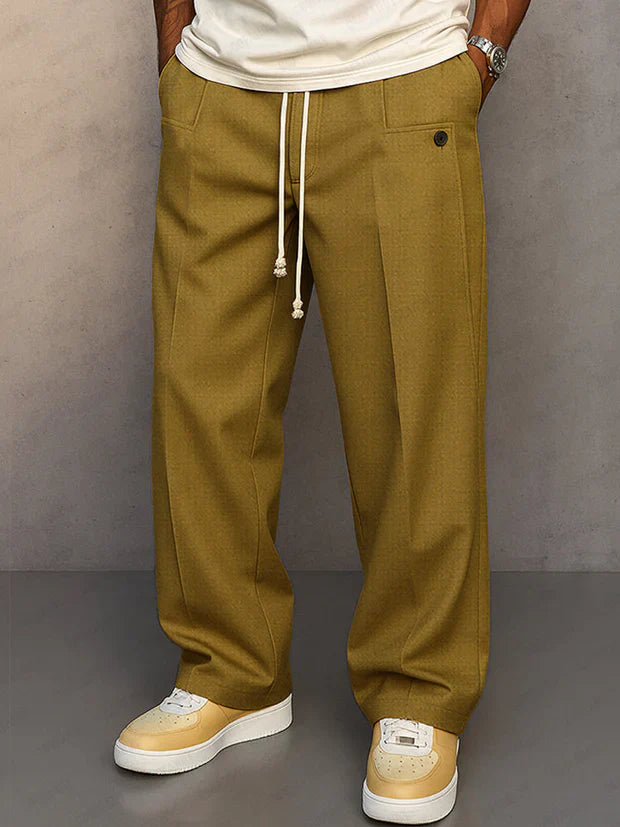 Duval Paris™ | Pantalon élégant avec cordon ajustable Didier