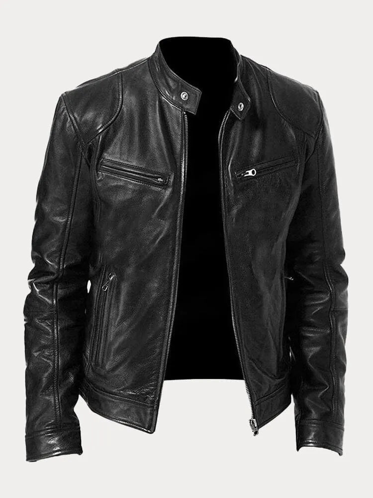 Duval Paris™ | Veste en Cuir Café Racer