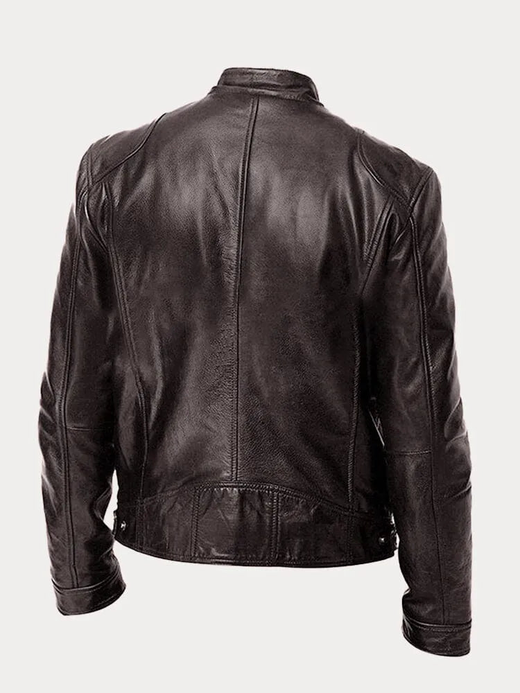Duval Paris™ | Veste en Cuir Café Racer