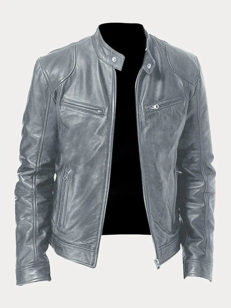 Duval Paris™ | Veste en Cuir Café Racer