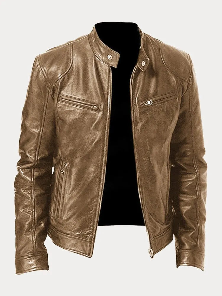 Duval Paris™ | Veste en Cuir Café Racer