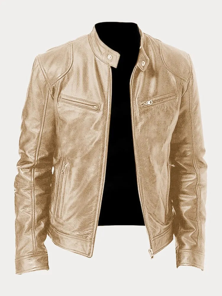 Duval Paris™ | Veste en Cuir Café Racer