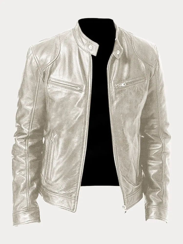 Duval Paris™ | Veste en Cuir Café Racer
