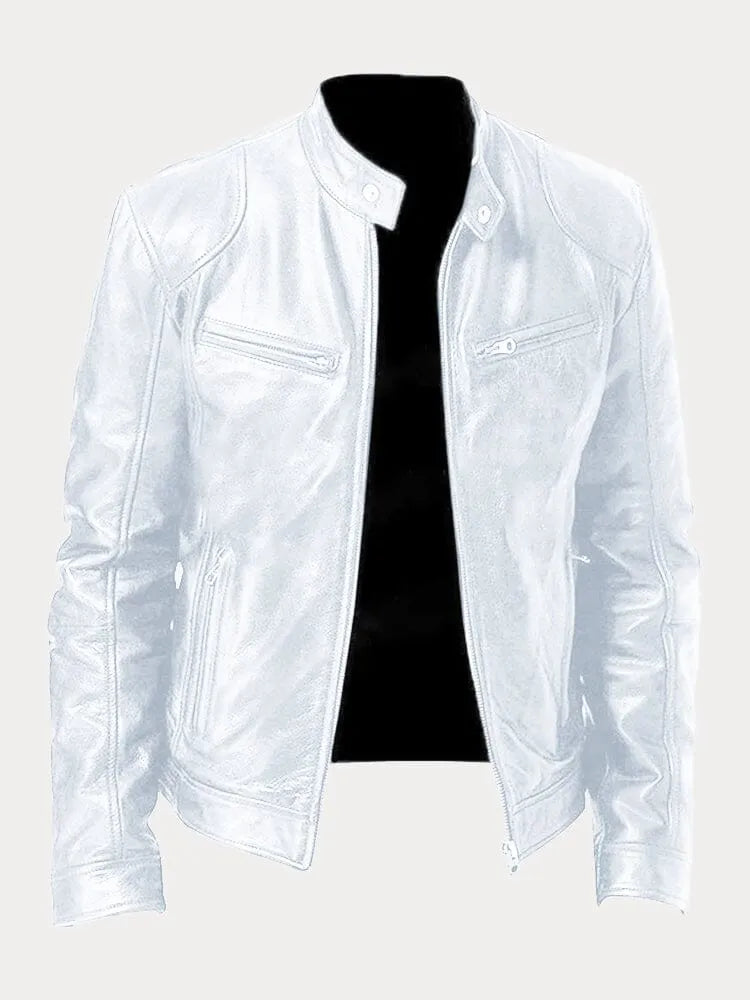 Duval Paris™ | Veste en Cuir Café Racer