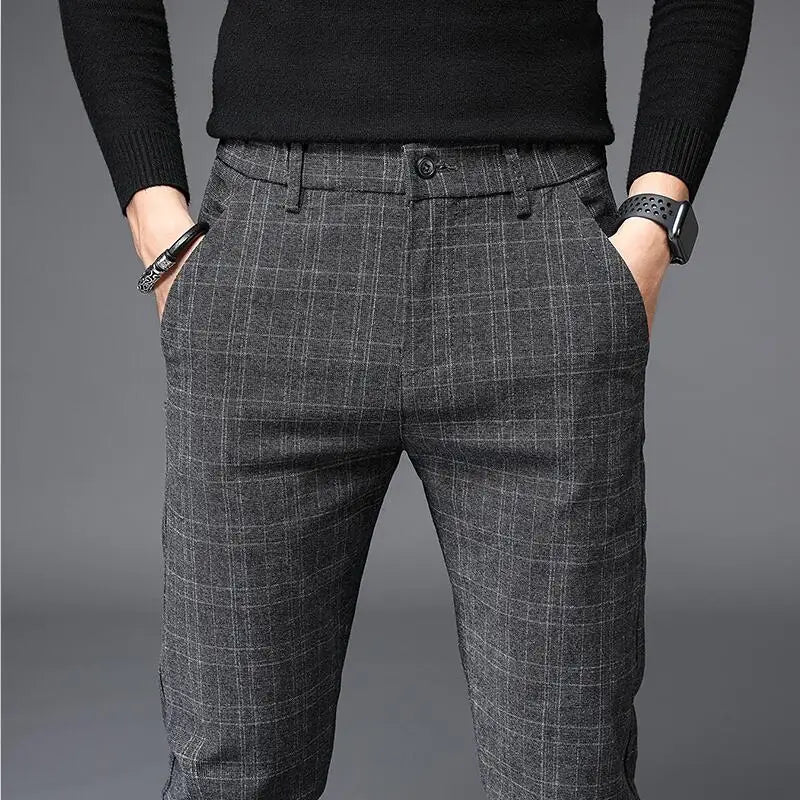 Duval Paris™ | Pantalon à carreaux élégant