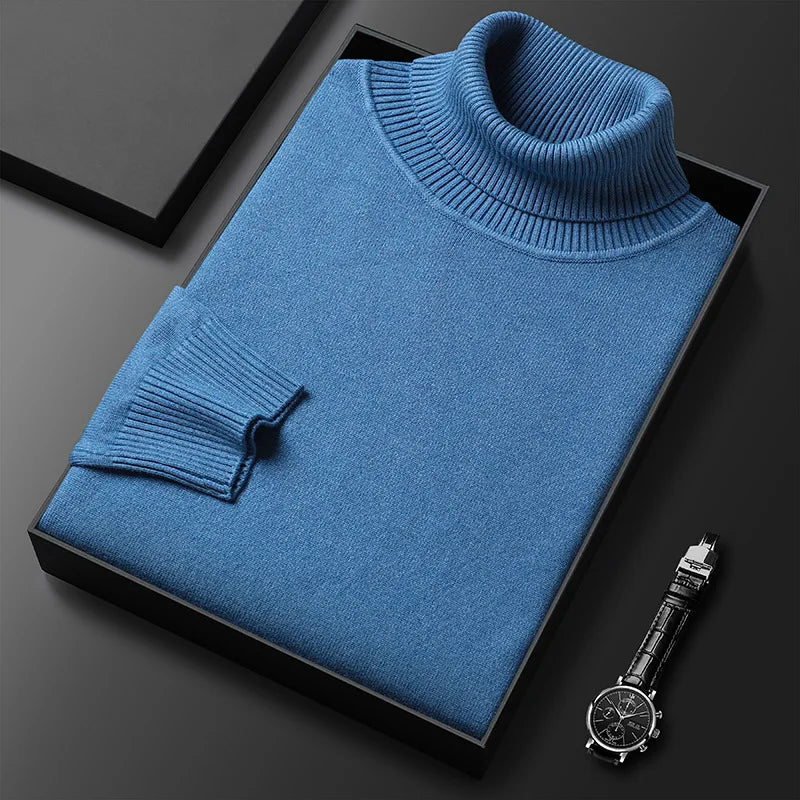DUVAL PARIS™ | PULL À COL HAUT ÉLÉGANT