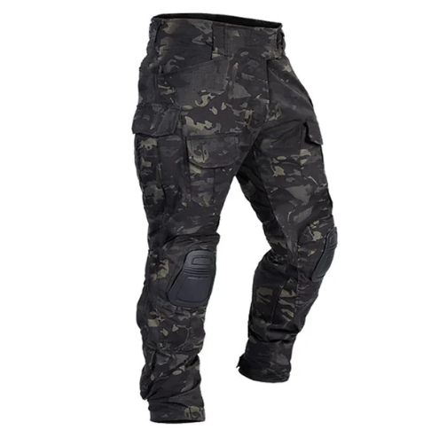 Duval Paris™ | Pantalon cargo renforcé avec protections amovibles aux genoux