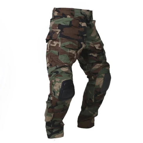 Duval Paris™ | Pantalon cargo renforcé avec protections amovibles aux genoux