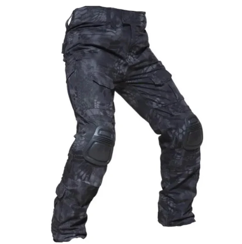 Duval Paris™ | Pantalon cargo renforcé avec protections amovibles aux genoux