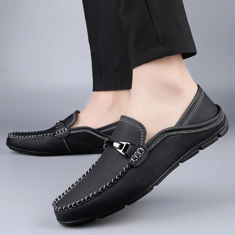 Duval Paris™ | Mocassins en cuir Savoni