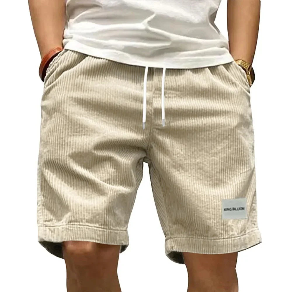DUVAL PARIS™ | SHORTS CARGO EN CORDUROY POUR HOMMES