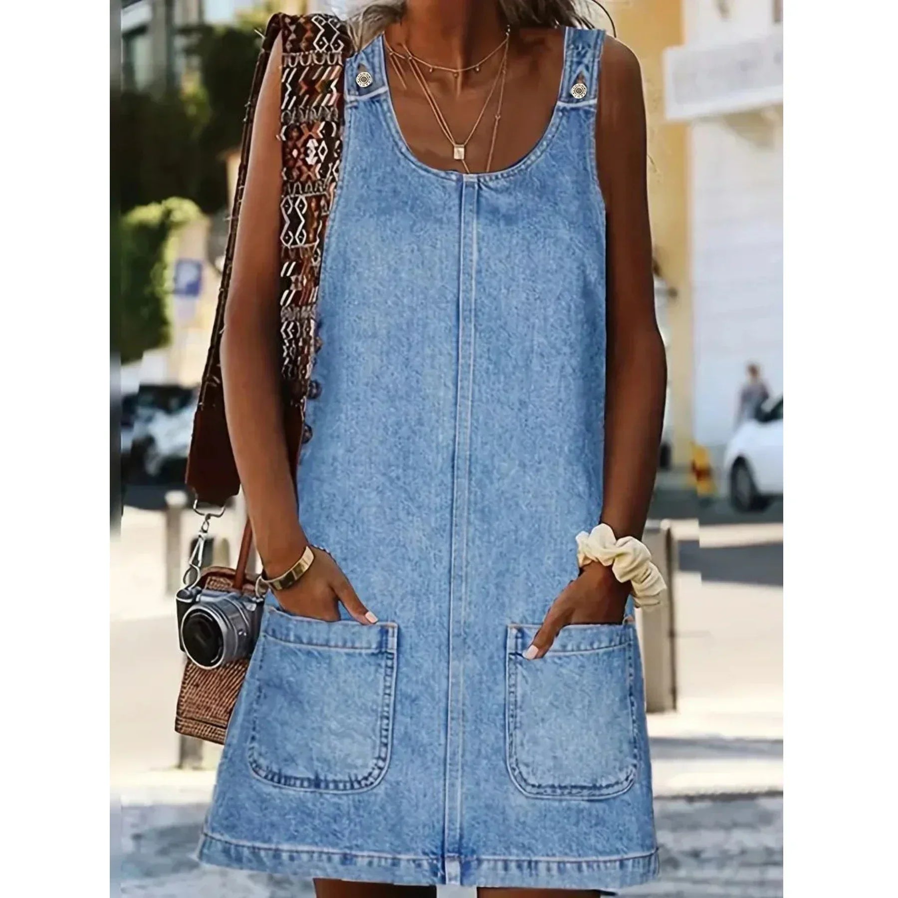 Duval Paris™ | Robe décontractée look denim