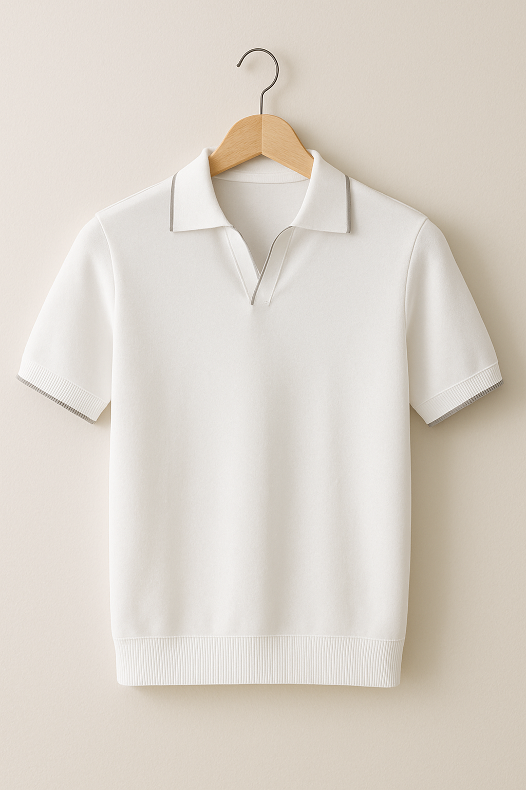 Duval Paris™ | Polo en maille à manches courtes