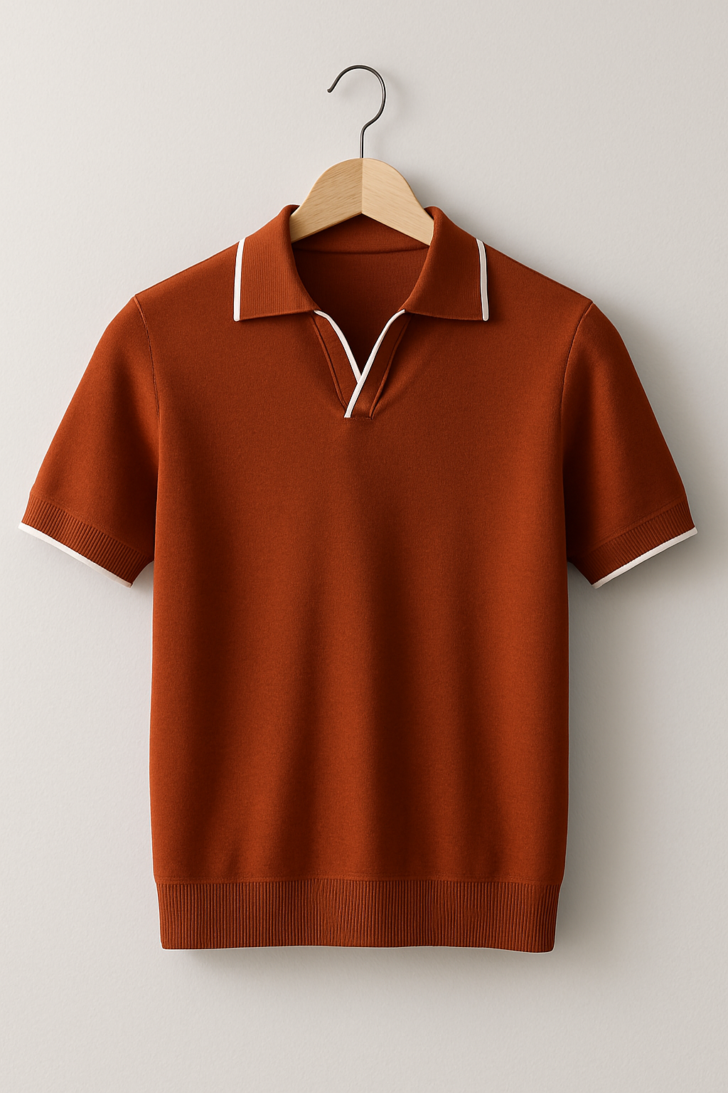 Duval Paris™ | Polo en maille à manches courtes