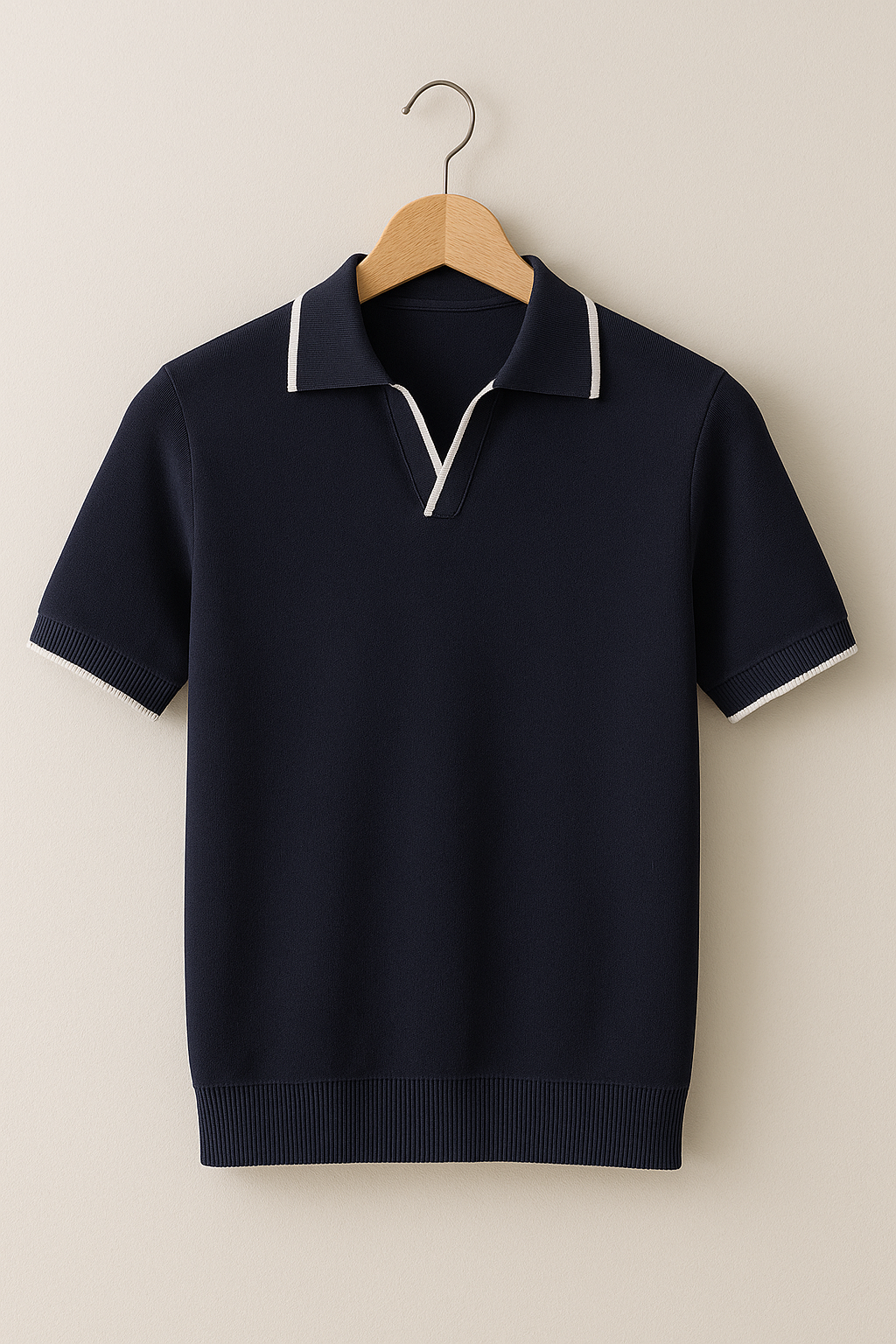Duval Paris™ | Polo en maille à manches courtes