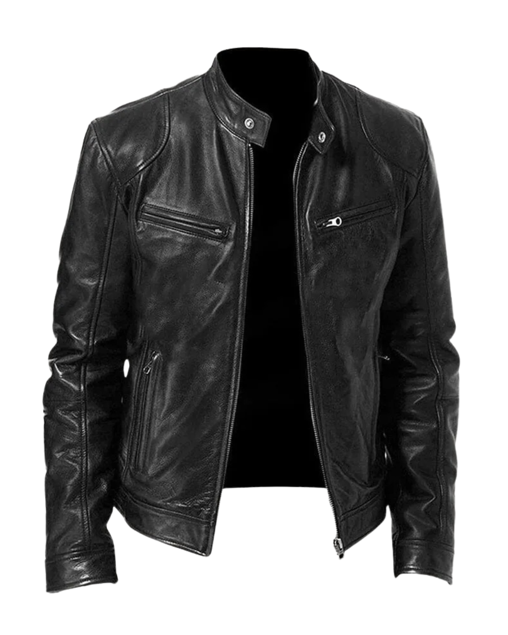 Duval Paris™ | Veste en Cuir Café Racer