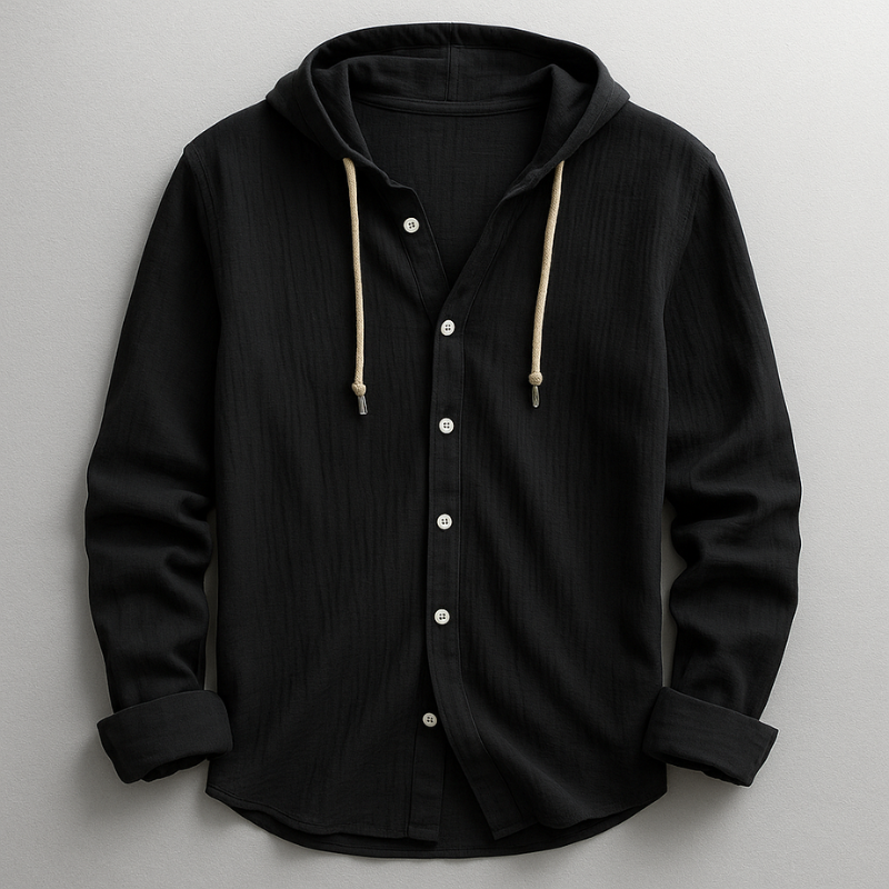 DUVAL PARIS™ | CHEMISE LUXUEUSE À CAPUCHE