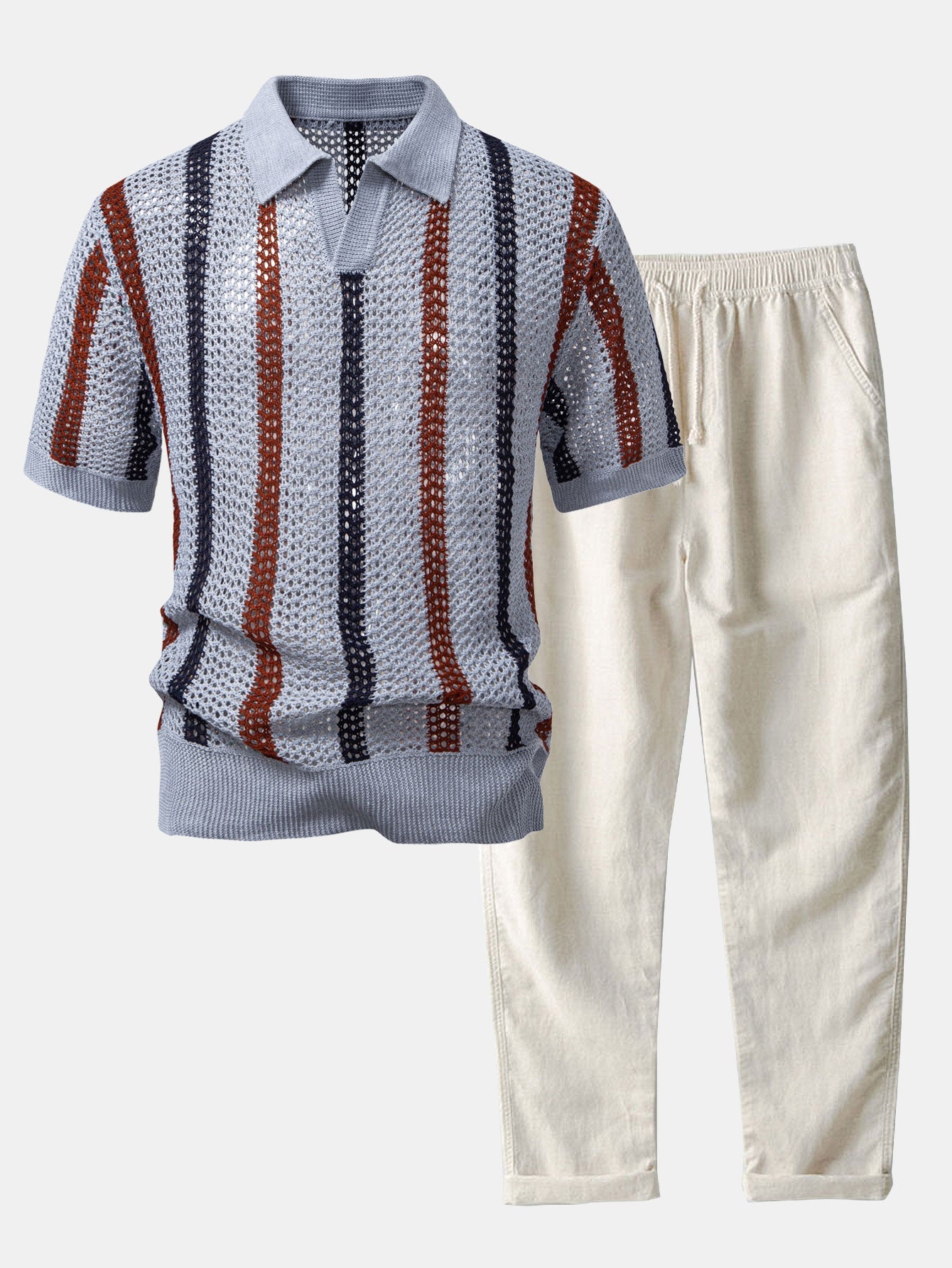 Duval Paris™ | Ensemble Crochet & Lin Premium