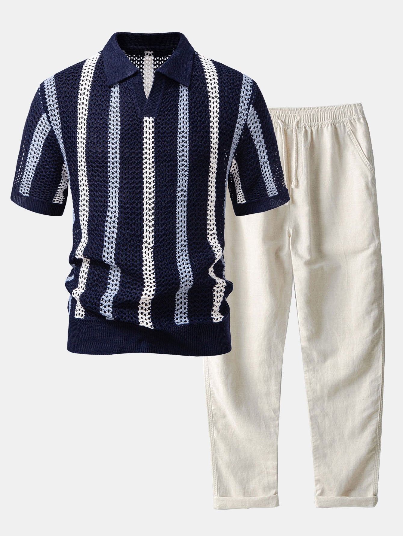 Duval Paris™ | Ensemble Crochet & Lin Premium