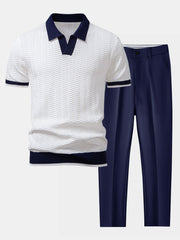 Duval Paris™ | Ensemble Tricot Contraste Premium