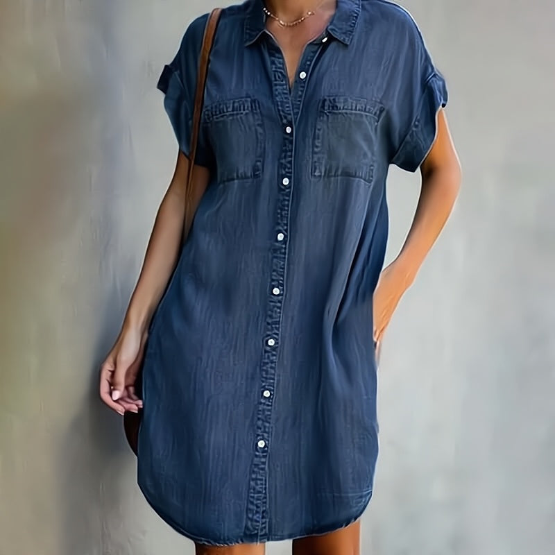 Duval Paris™ | Robe chemise à boutons