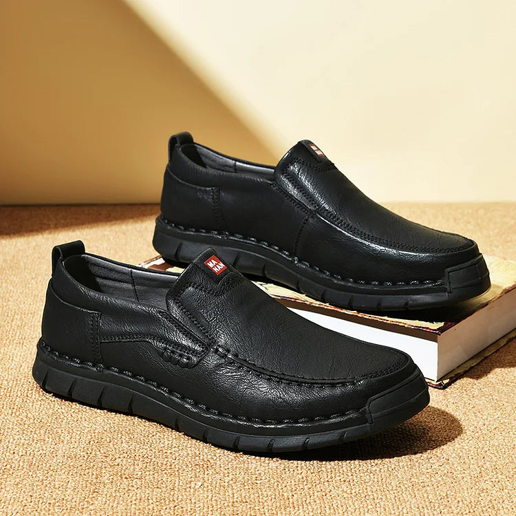 Mocassins orthopédiques en cuir faits main pour hommes