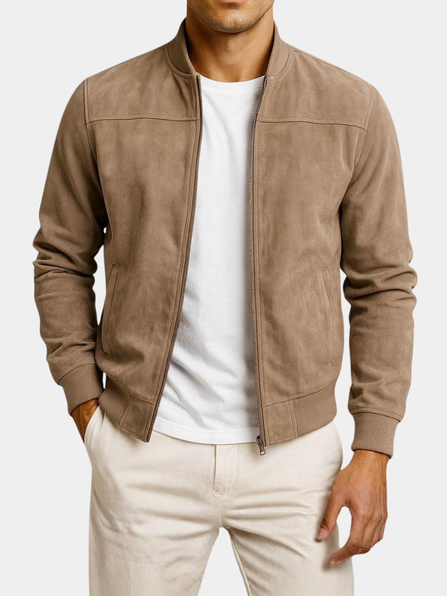 Duval Paris™ | VESTE EN SUÉDINE POUR HOMME