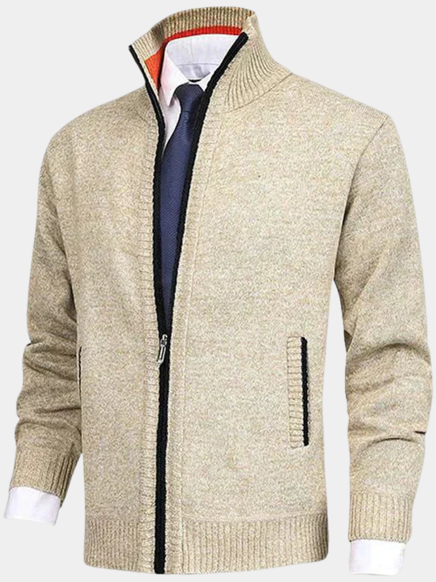 DUVAL PARIS™ | CARDIGAN HOMME À MANCHES LONGUES