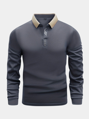 Duval Paris™ | POLO MANCHES LONGUES POUR HOMME